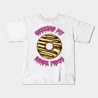 Doughnut Meditation Inner Peace Humor Kids T-Shirt